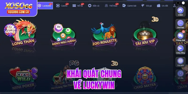 Khái quát chung về Luckywin