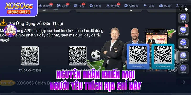 Nguyên nhân khiến mọi người yêu thích địa chỉ này