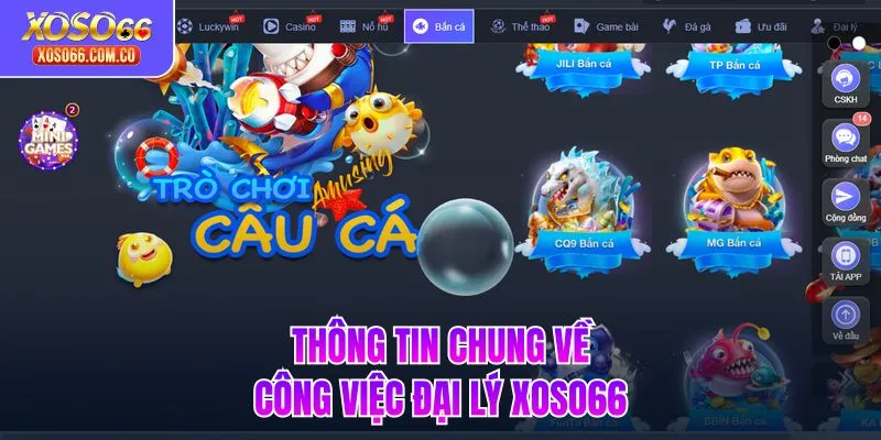 Thông tin chung về công việc đại lý XOSO66