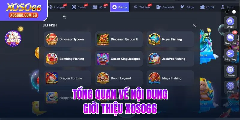 Tổng quan về nội dung giới thiệu XOSO66