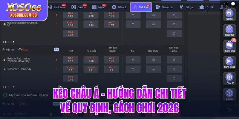 Kèo Châu Á - Hướng Dẫn Chi Tiết Về Quy Định, Cách Chơi 2026